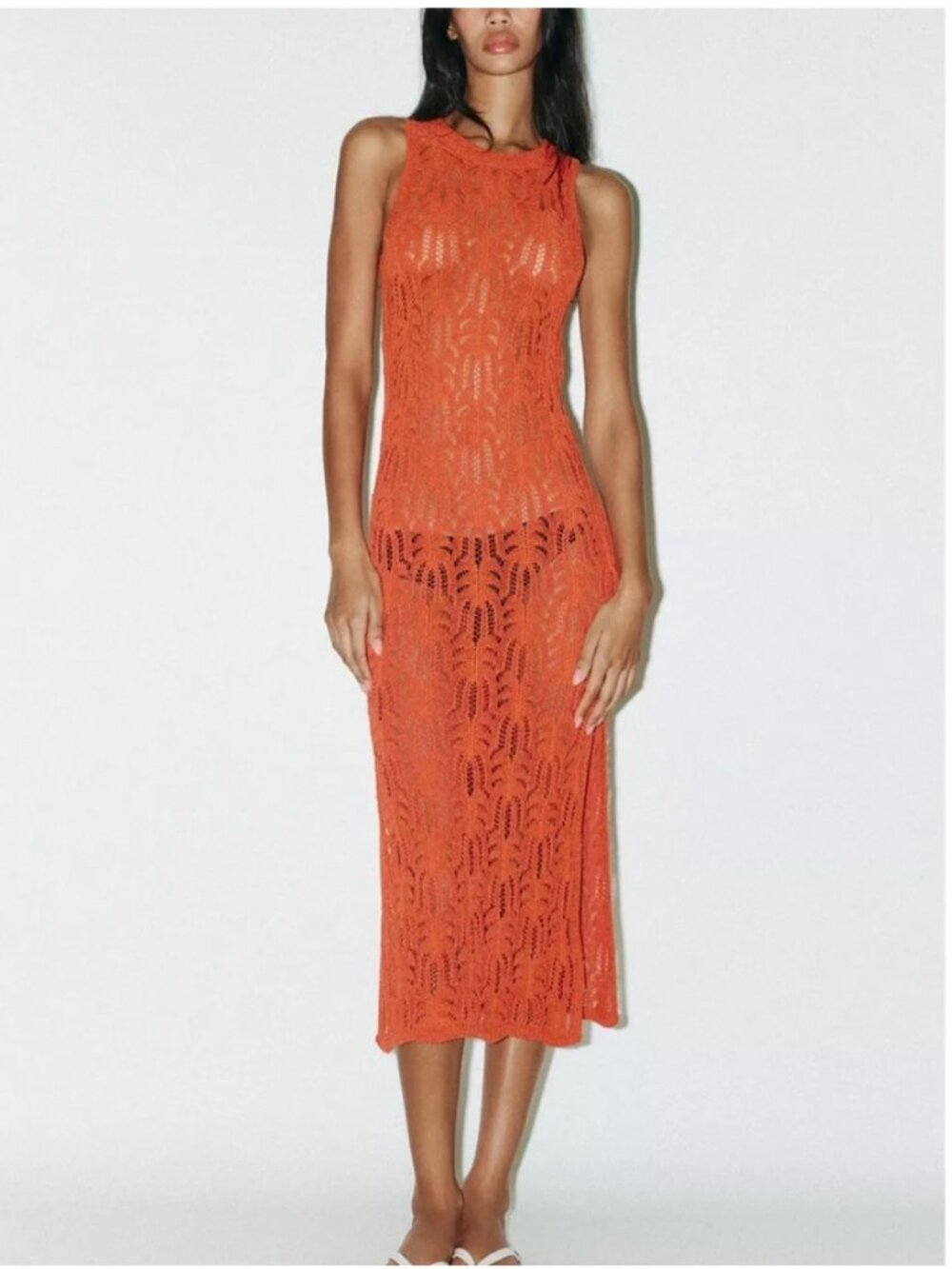 Zara Orange Cover Up NWT - X-Small